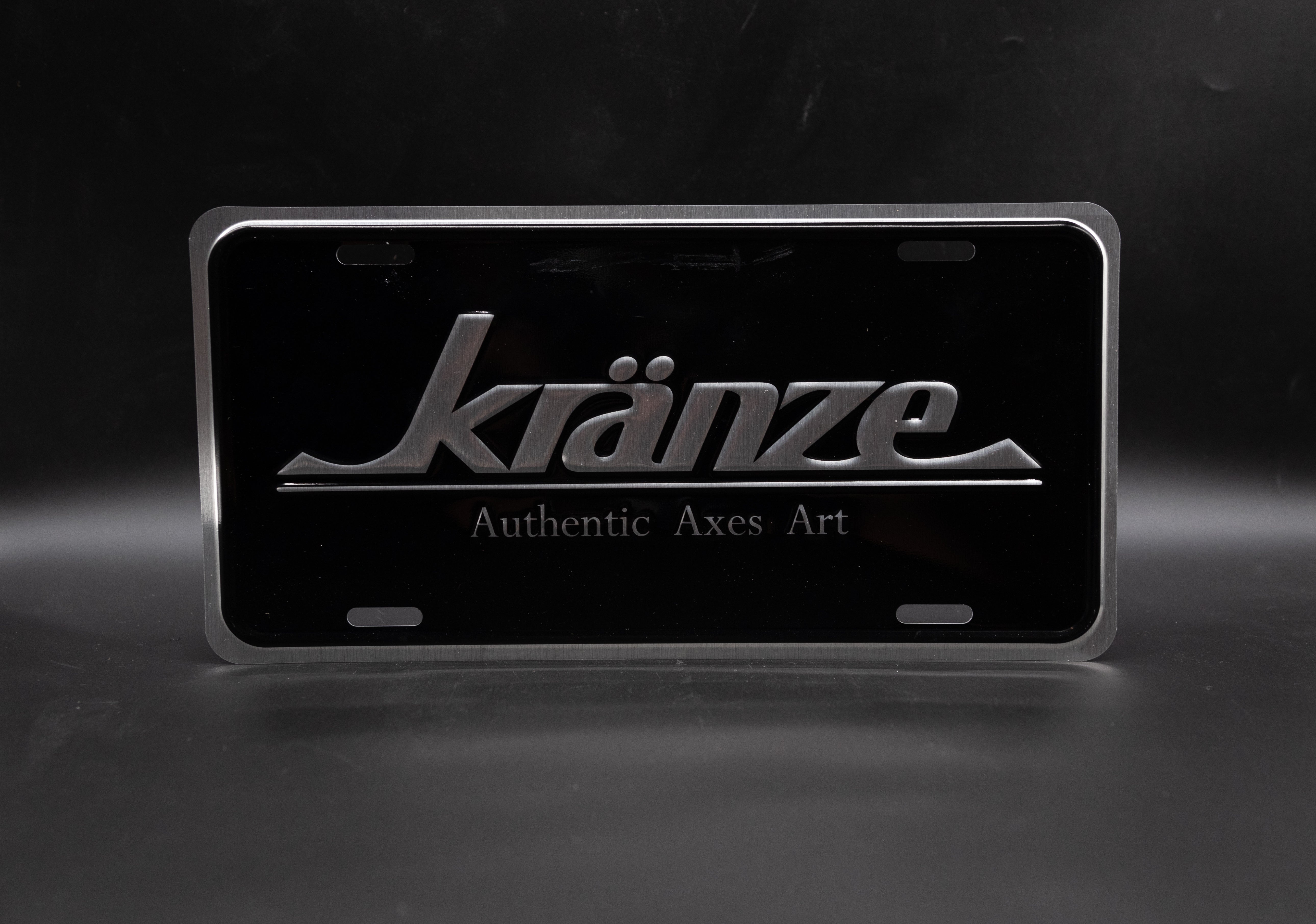 Kranze License Plate & frame Set