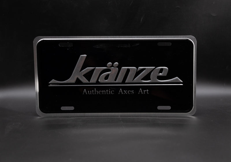 Kranze License Plate
