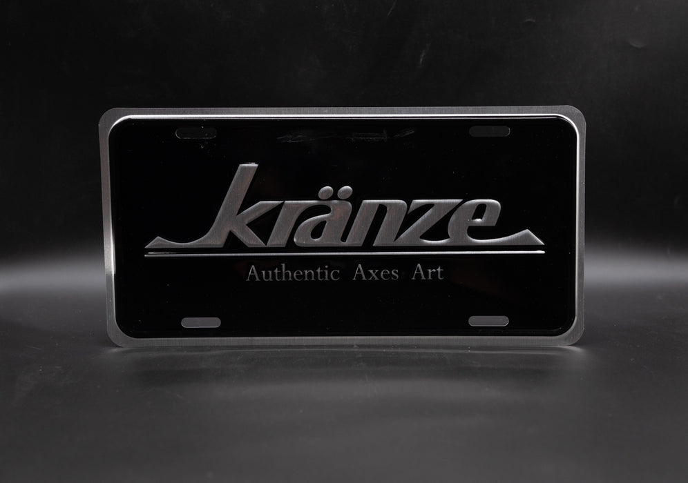 Kranze License Plate