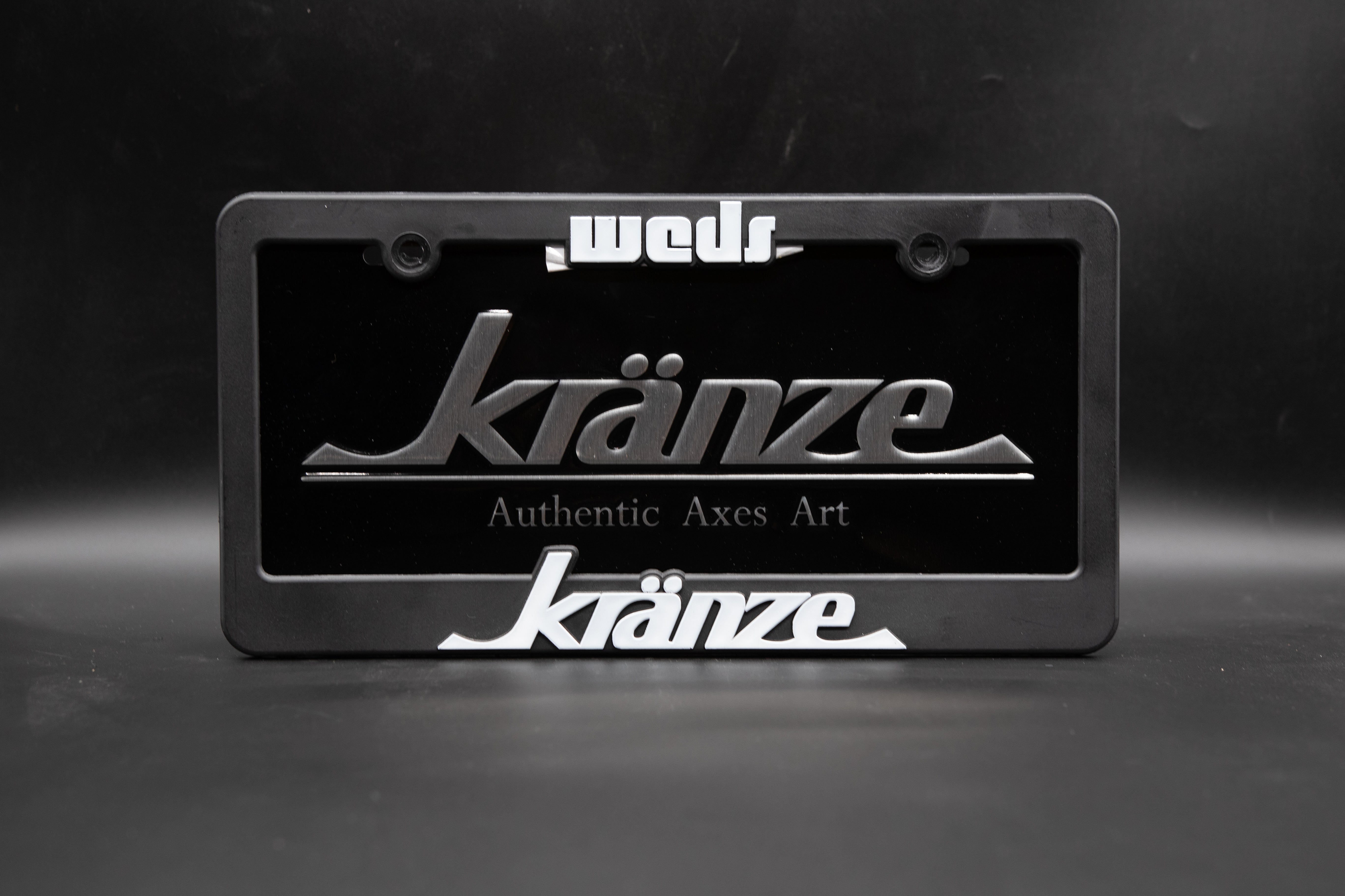 Kranze License Plate & frame Set