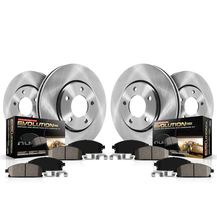 Power Stop 10-17 Lexus LS460 Front & Rear Z23 Evolution Brake Kit