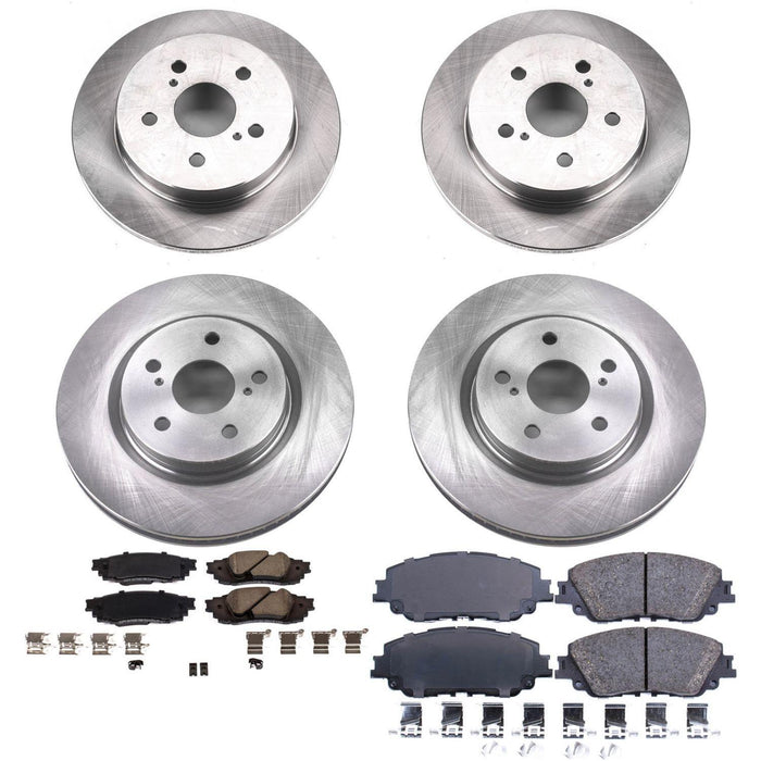 Power Stop 10-17 Lexus LS460 Front & Rear Z23 Evolution Brake Kit
