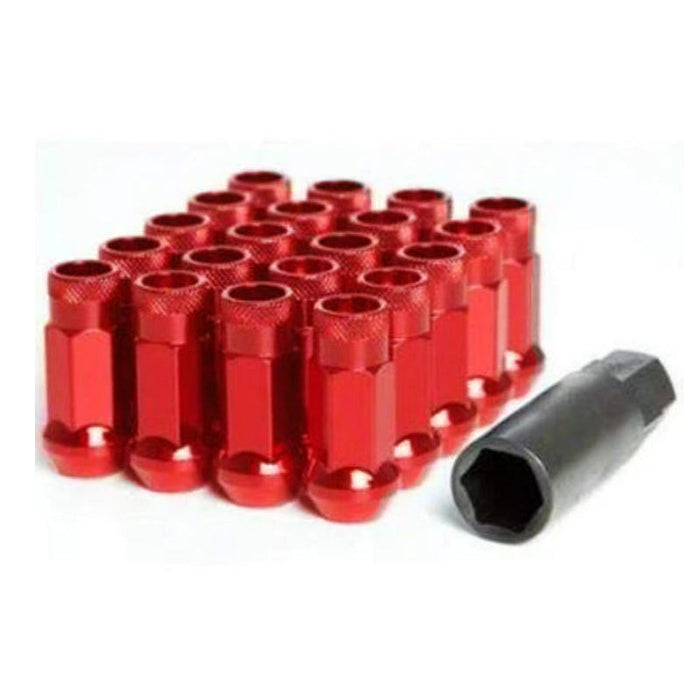 Wheel Mate Muteki SR48 Open End Lug Nuts - Red 12x1.25 48mm