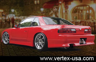 Vertex Rear Bumper for 1989-1994 Nissan S13 Silvia/240SX Coupe