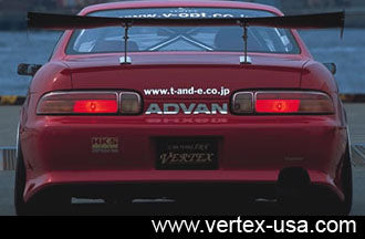 Vertex Rear Bumper with Dual Exhaust Exit for 1991-2000 Toyota JZZ30 Soarer/Lexus SC