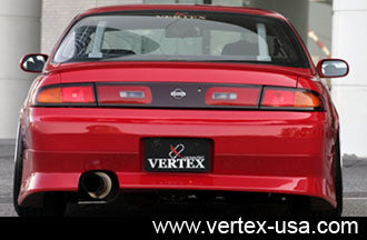 Vertex Rear Bumper for 1995-1998 Nissan S14 240SX