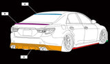 Aimgain Pure VIP Sport design on the Toyota Mark X GRX130 (Facelift) - image 3