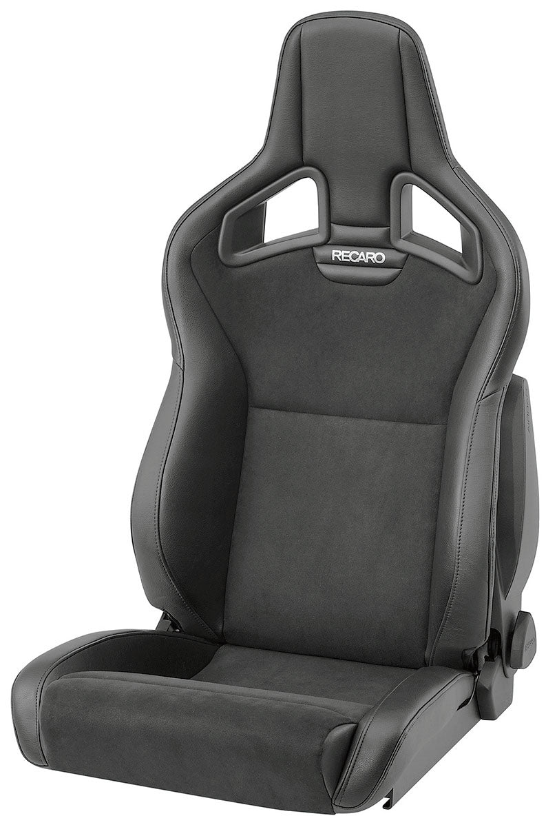 Recaro Cross Sportster CS Driver Seat - Vinyl Black/Suede Red/Red