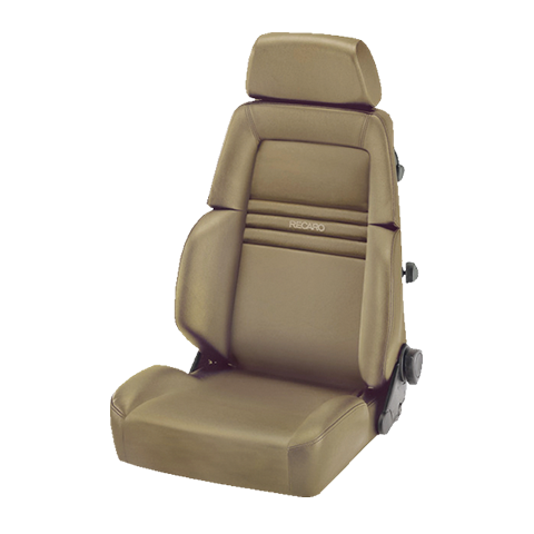 Recaro Expert S Seat - Beige Leather/Beige Leather