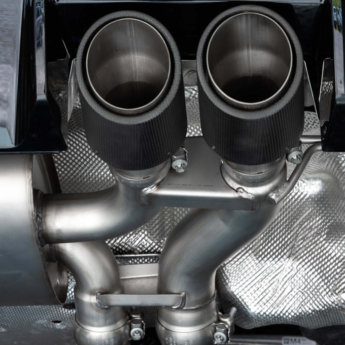 Remus 22+ Porsche 911 GT3RS OPT 100mm Titanium Tail Pipe Set