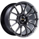 BBS RE-V7 18x9.5 5x100 ET43 Diamond Silver Wheel -70mm PFS/Clip Required