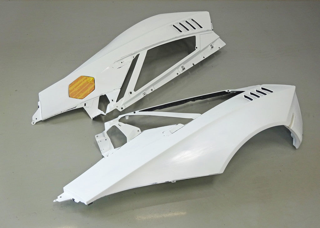 Aimgain GT Type II Wide Body Rear Wide Fenders (replacement type 70mm wide 2-piece) for Lamborghini Aventador