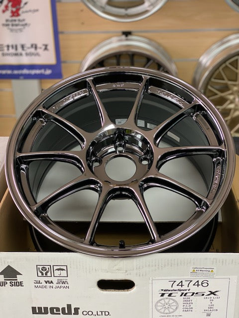 WedsSport SBC TC105X | 18x9.5 +39 5x120 | 2017+ Civic Type R FK8 FL5