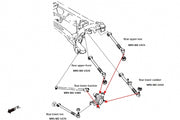 Megan Racing Rear Toe Control Arms - MRS-MZ-1470