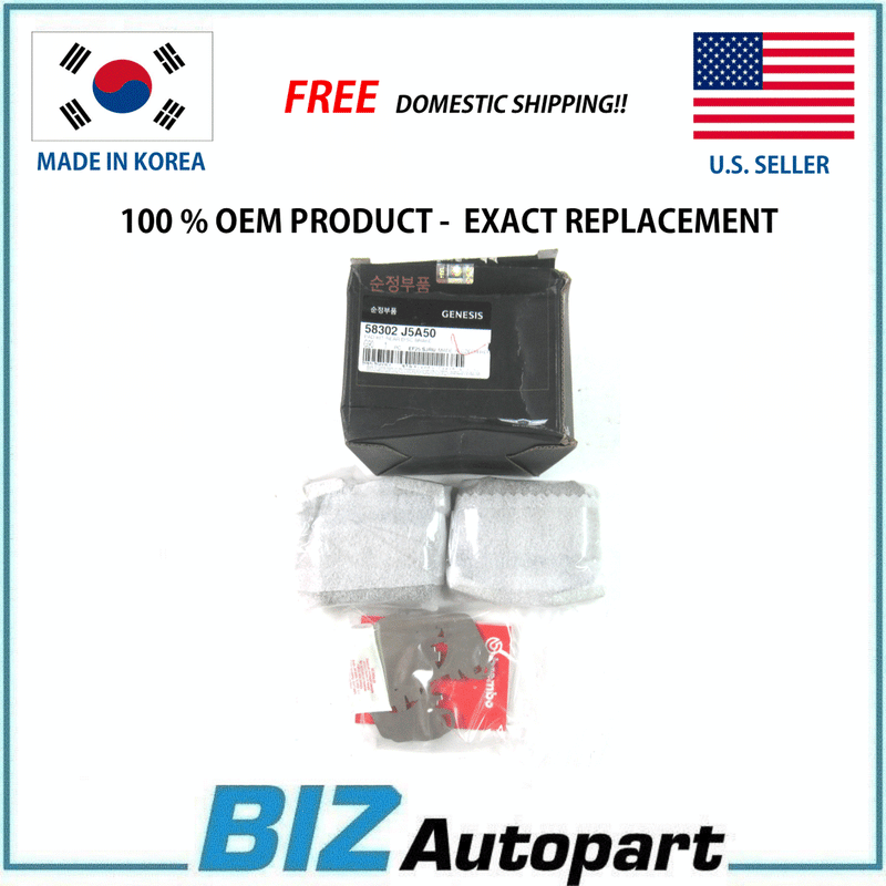 Brembo OE 2018 Hyundai Elantra/18-20 Elantra GT/Kona/19-21 Veloster Ceramic Brake Pad - Front