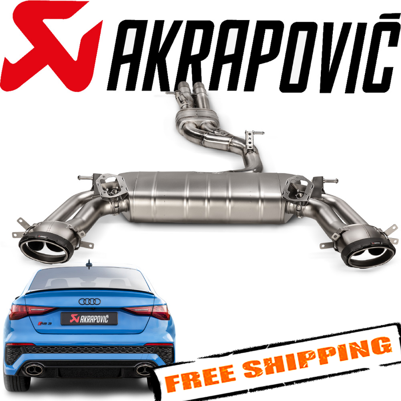 Akrapovic Replacement Titanium Tail Pipe - Single (for S-ME/TI/4)
