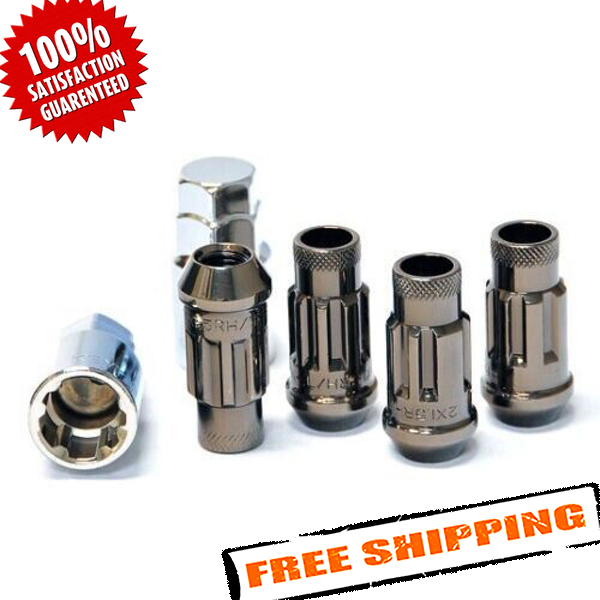 Wheel Mate Muteki SR48 Open End Locking Lug Nut Set of 4 - Titanium 12x1.25 48mm