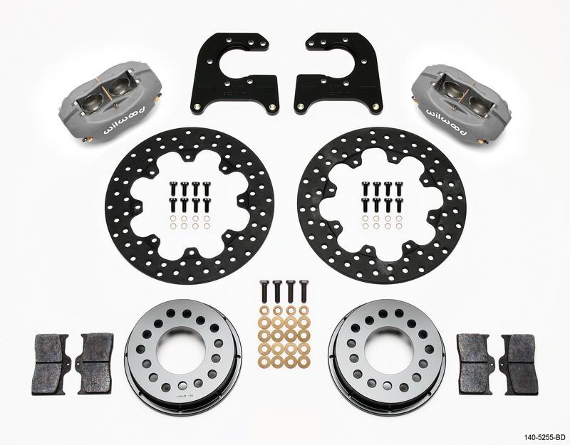 Wilwood Mopar/Dana Rear Kit Green/Snap Ring 2.36