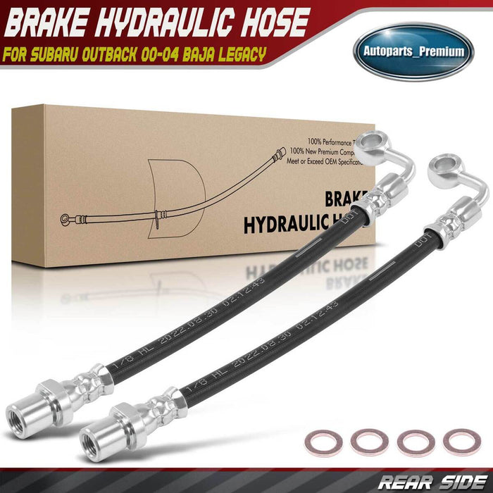 Centric 00-09 Subaru Outback Front Passenger Side Brake Hose