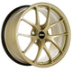 BBS RE-V7 18x9.5 5x114.3 ET22 Gold Wheel -82mm PFS/Clip Required