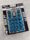 SSR Lightweight Lock & Nut M12x1.25 (20 Pcs w/ Key) - Black