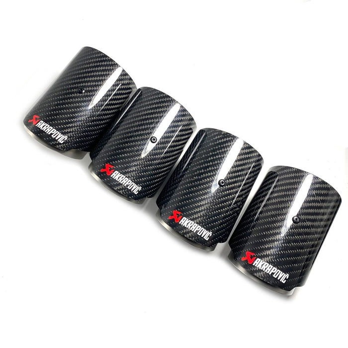 Akrapovic 18-21 BMW M2 Competition Left Side Tail Pipe Set - Carbon