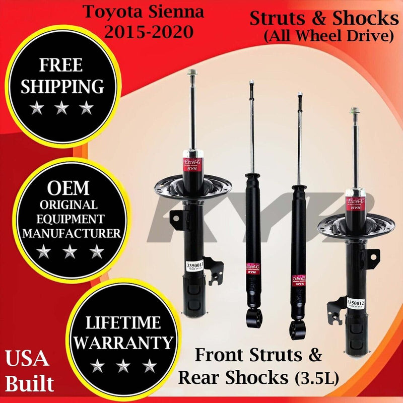 KYB 15-20 Toyota Sienna AWD Excel-G Strut Assembly - Front Right