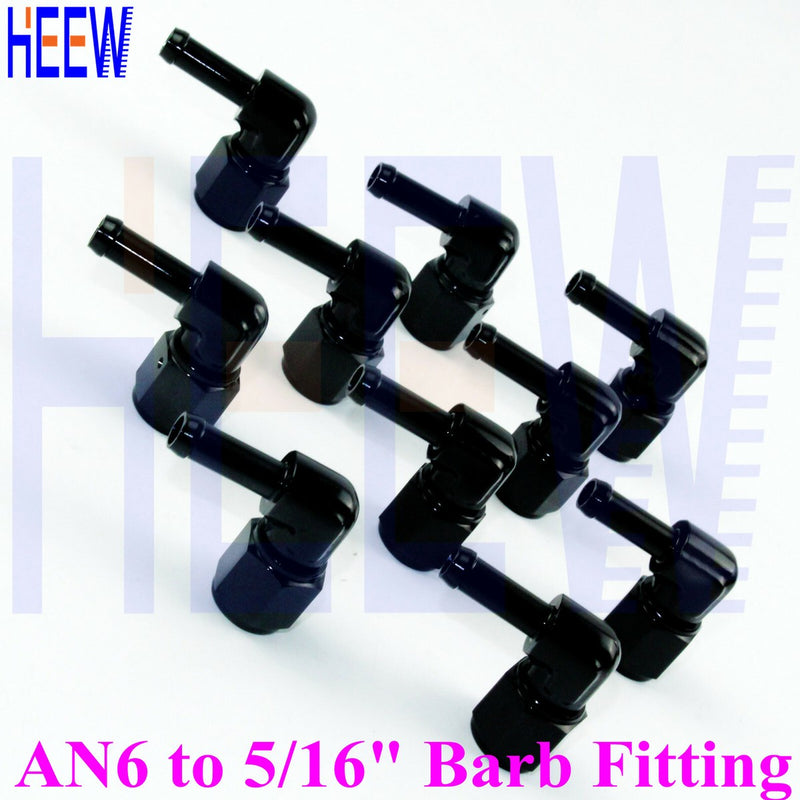 Turbosmart 10mm / 3/8in Hose End to -1/8 NPT Male Straight - Black