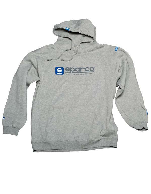 Sparco Sweatshirt Hooded WWW White LRG