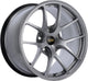 BBS RE-V718x9.5 5x114.3 ET22 Diamond Silver Wheel -82mm PFS/Clip Required