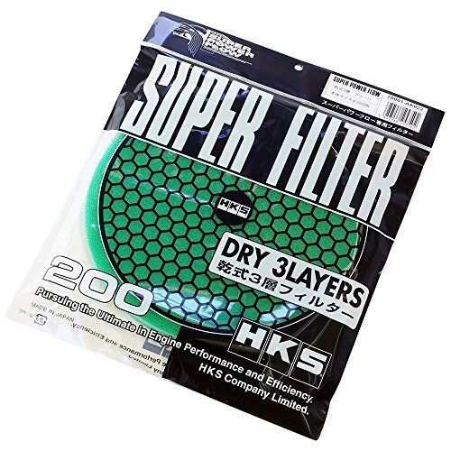 HKS 3 Layer Dry 200mm Green Replacement Filter Element