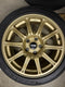 BBS RI-D 21x10.5 5x112 ET10 Diamond Gold Wheel -82mm PFS/Clip Required