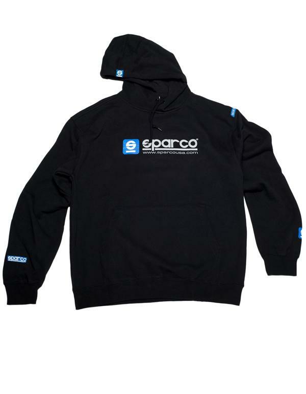 Sparco Sweatshirt Hooded WWW White LRG