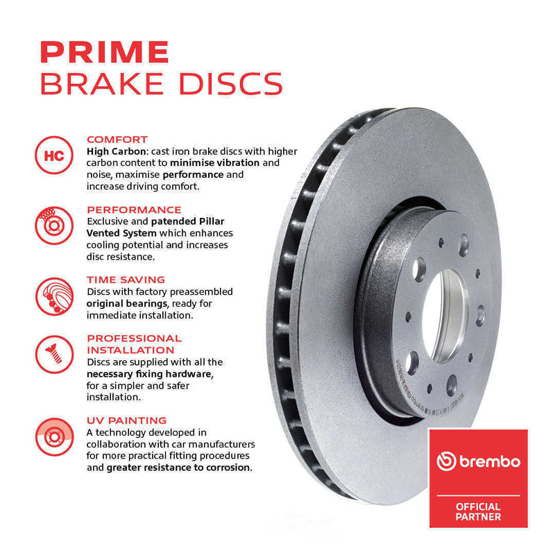 Brembo OE 20-24 Nissan Sentra PRIME Ceramic Brake Pad - Rear
