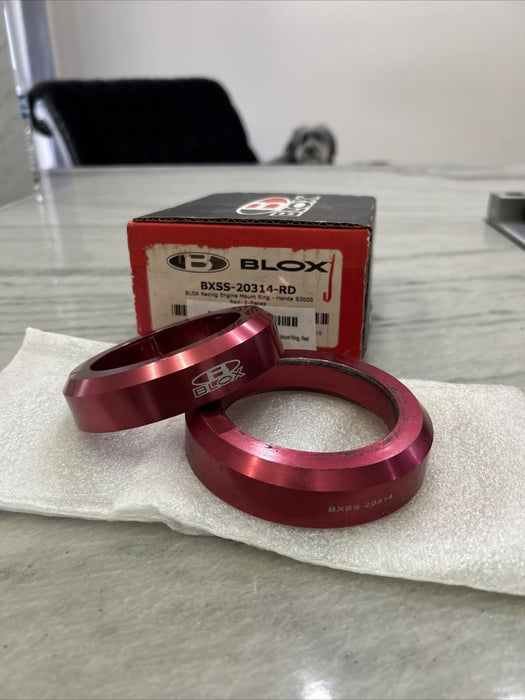 BLOX Racing Honda S2000 Engine Mount Ring Kit Blue