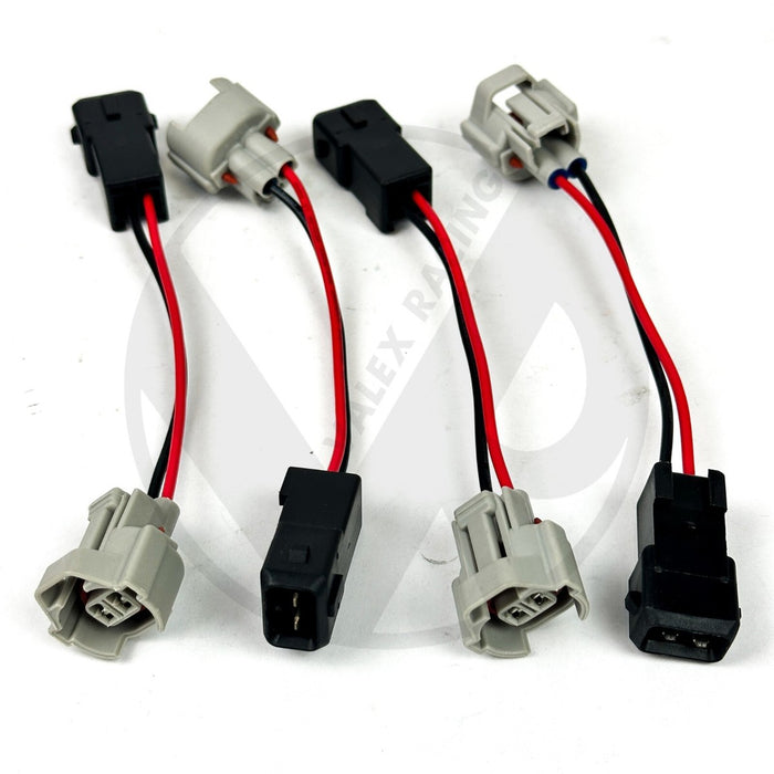 BLOX Racing Fuel Injector Harness - Bosch to OBD2 (Set Of 4)