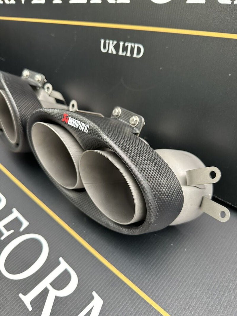 Akrapovic 2020+ Audi RS6 (C8) Carbon Fiber/Titanium Tip - Left
