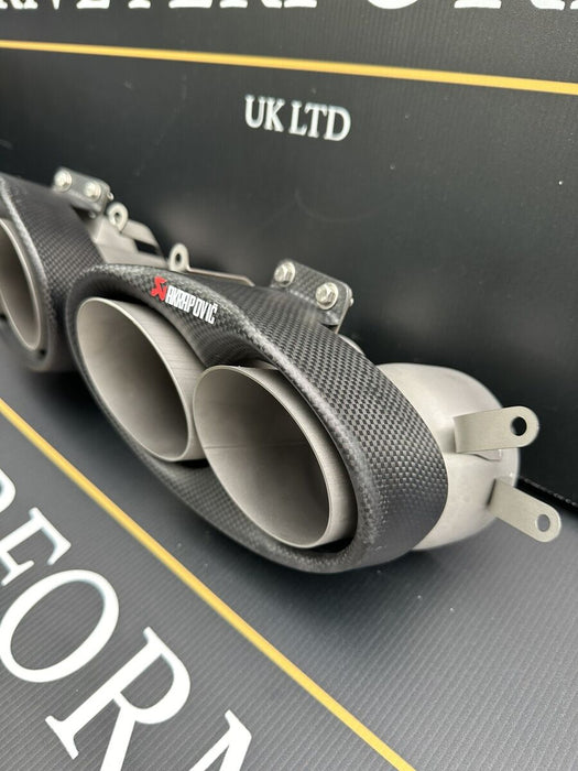 Akrapovic 2020+ Audi RS6 (C8) Carbon Fiber/Titanium Tip - Left