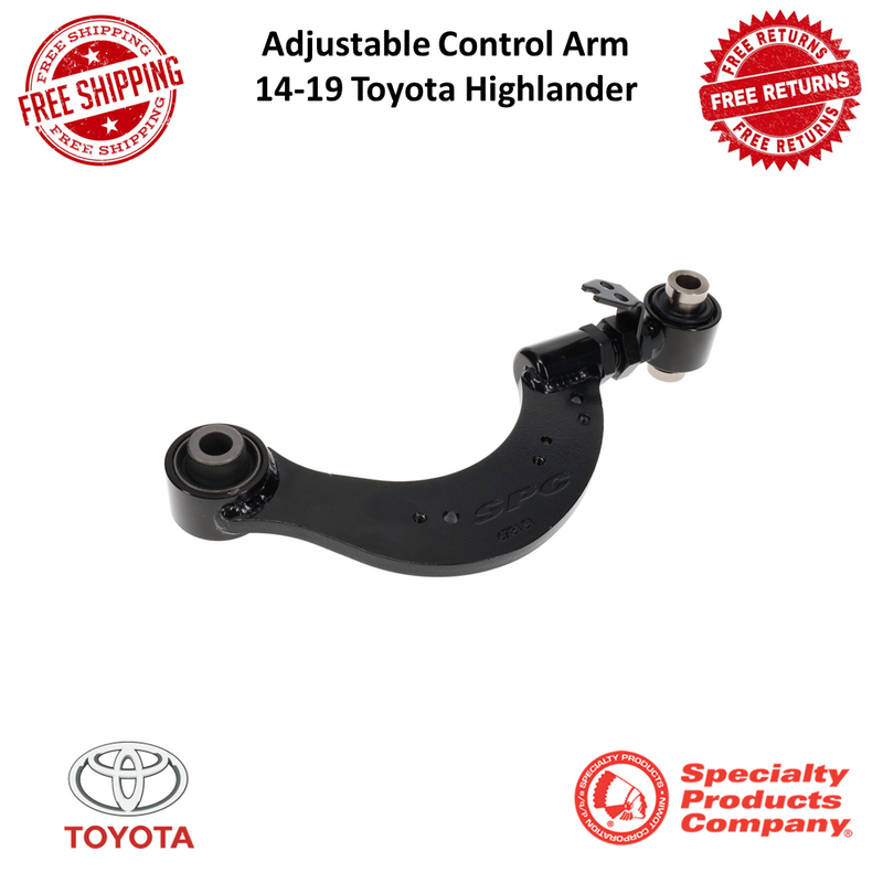 SPC Performance 2020+ Toyota Highlander Rear Adjustable Camber Arms