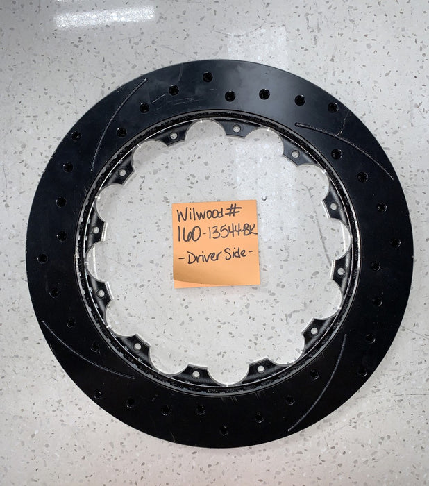 Wilwood 6x5.5 SRP Drilled Performance Rear Rotor & Hat L/H - Black