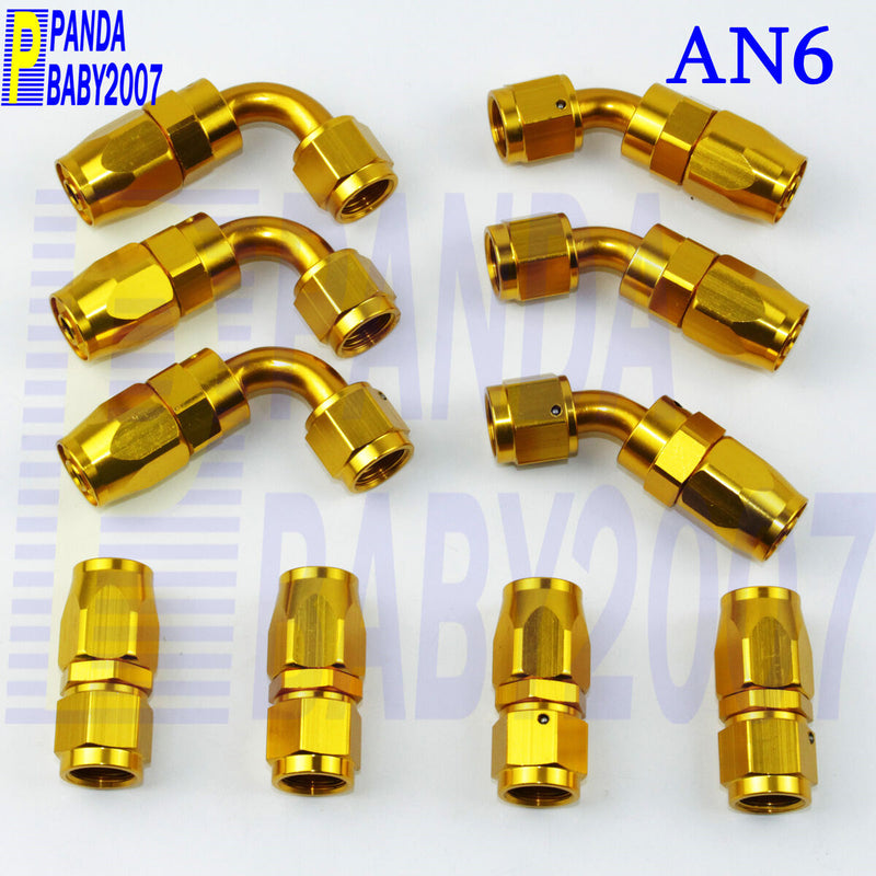 GReddy AN12 30 DEGREE HOSE END SWIVEL BLACK/GOLD ANODIZED