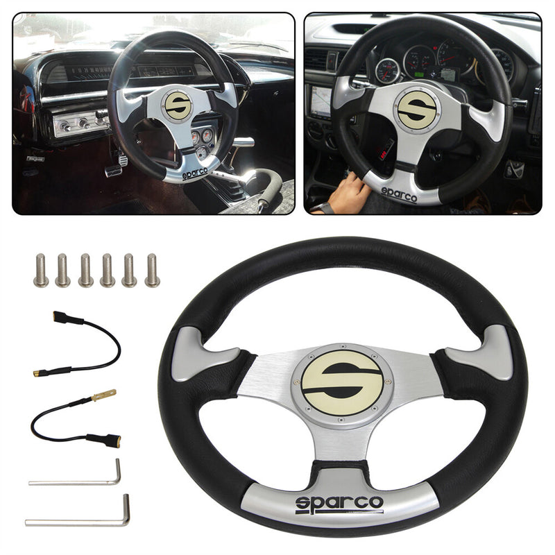 Sparco Steering Wheel P 222 Silver
