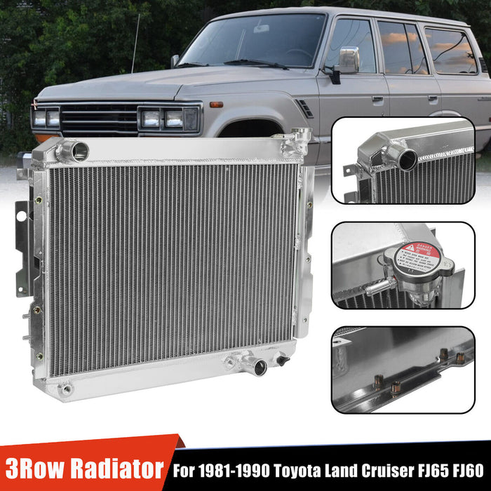 Mishimoto 1981-1990 Toyota Land Cruiser FJ60 3-Row Aluminum Radiator
