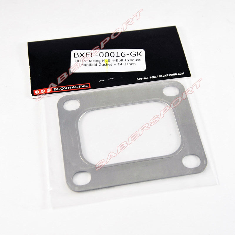 BLOX Racing MLS 4-Bolt T4 Divided Exhaust Manifold Gasket