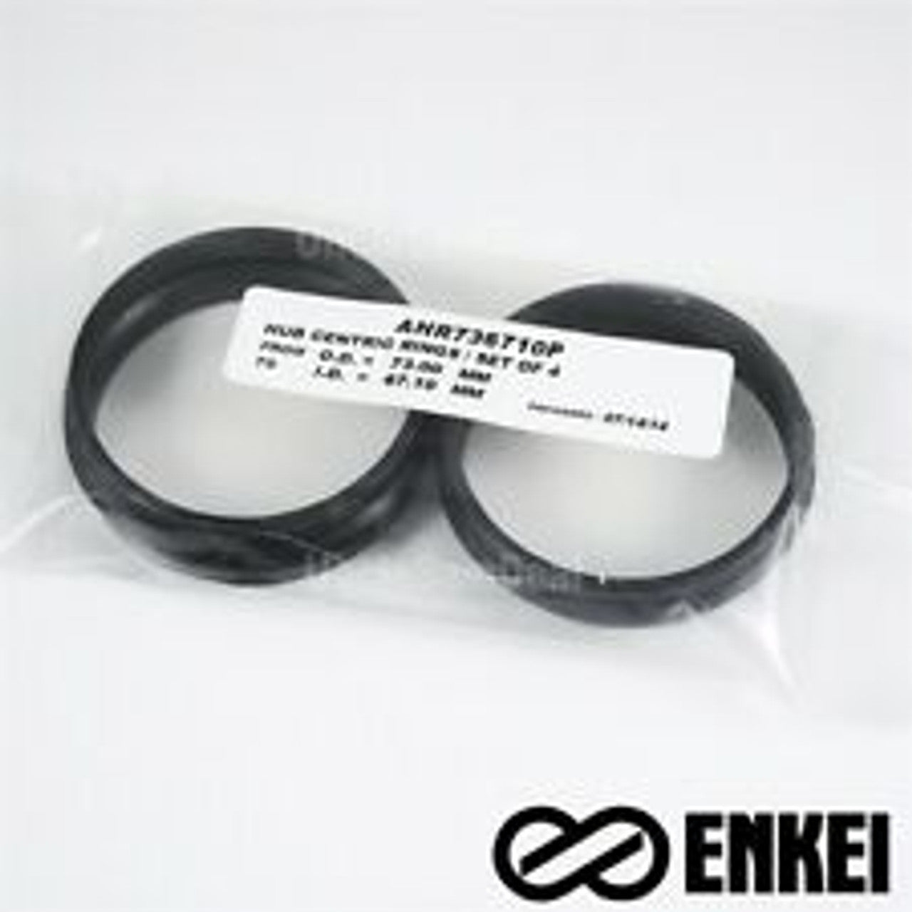 Enkei 4 Pk OD 73 ID 67.10 Hub Rings Evo / RX8