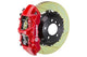 Brembo 2021+ Jeep Grand Cherokee Front GT BBK 6 Piston Cast 2pc 380mm Drilled Rotors - Red