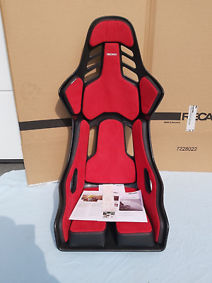 Recaro Podium Pad Kit Large / Left Seat - Alcantara Blk / Leather Red