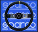 Sparco Steering Wheel 215 Suede Black