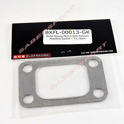 BLOX Racing MLS 4-Bolt T3 Open Exhaust Manifold Gasket