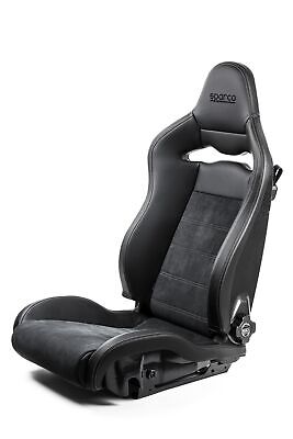 Sparco Seat SPX Special Edition Black/Grey w/ Matte Carbon Shell - Right